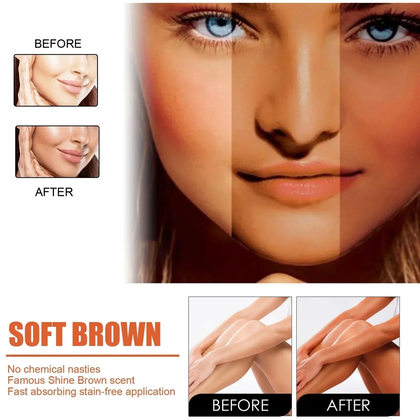 Soft Brown™ Gel abbronzante