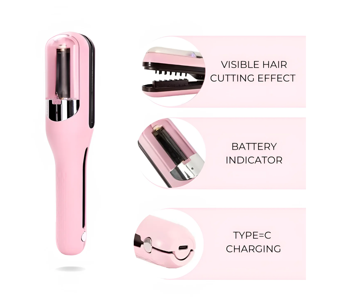 SplitFix Styler PRO™ Uno strumento per riparare le punte danneggiate