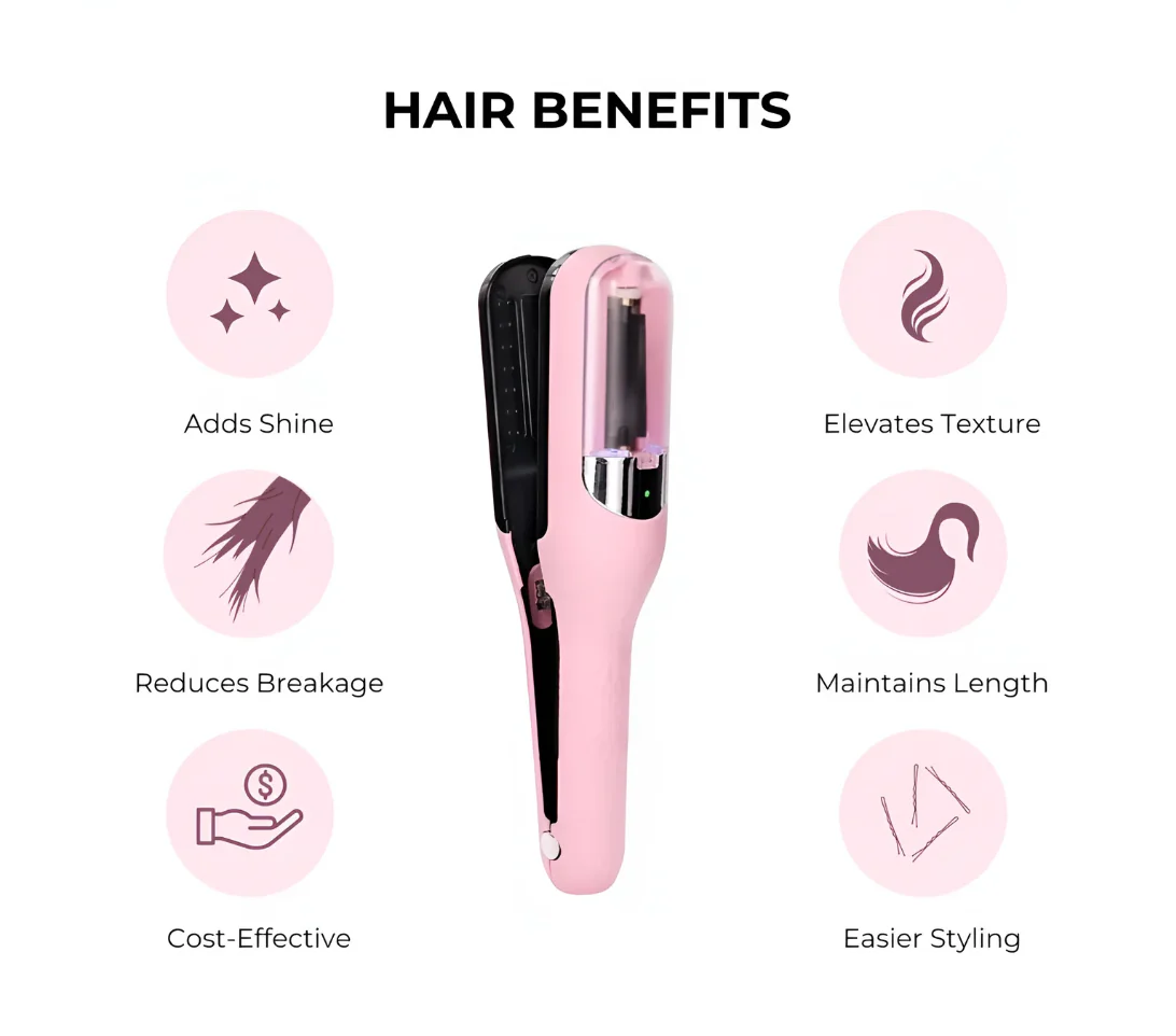 SplitFix Styler PRO™ Uno strumento per riparare le punte danneggiate